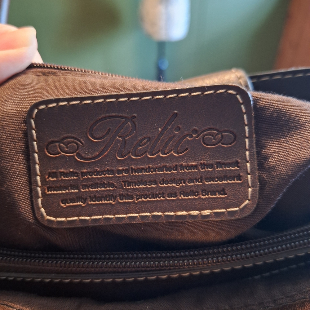 Relic Brown Faux Leather Handbag - Picture 5 of 7